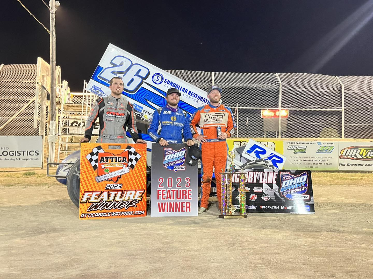Wise opens Ohio Speedweek with thrilling last lap pass for Attica All